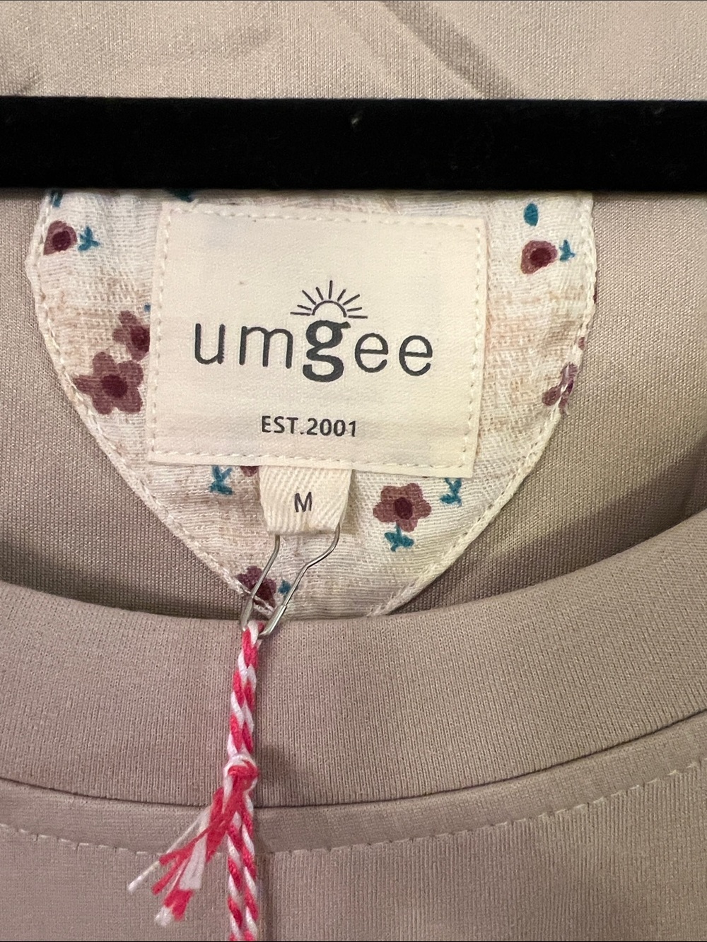 Umgee Cozy Drawstring Hem Sweatshirt in Taupe / Tan - Picture 2 of 6